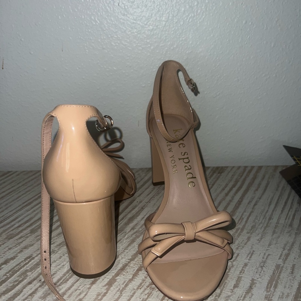 Kate Spade Tan High Stiletto Heels